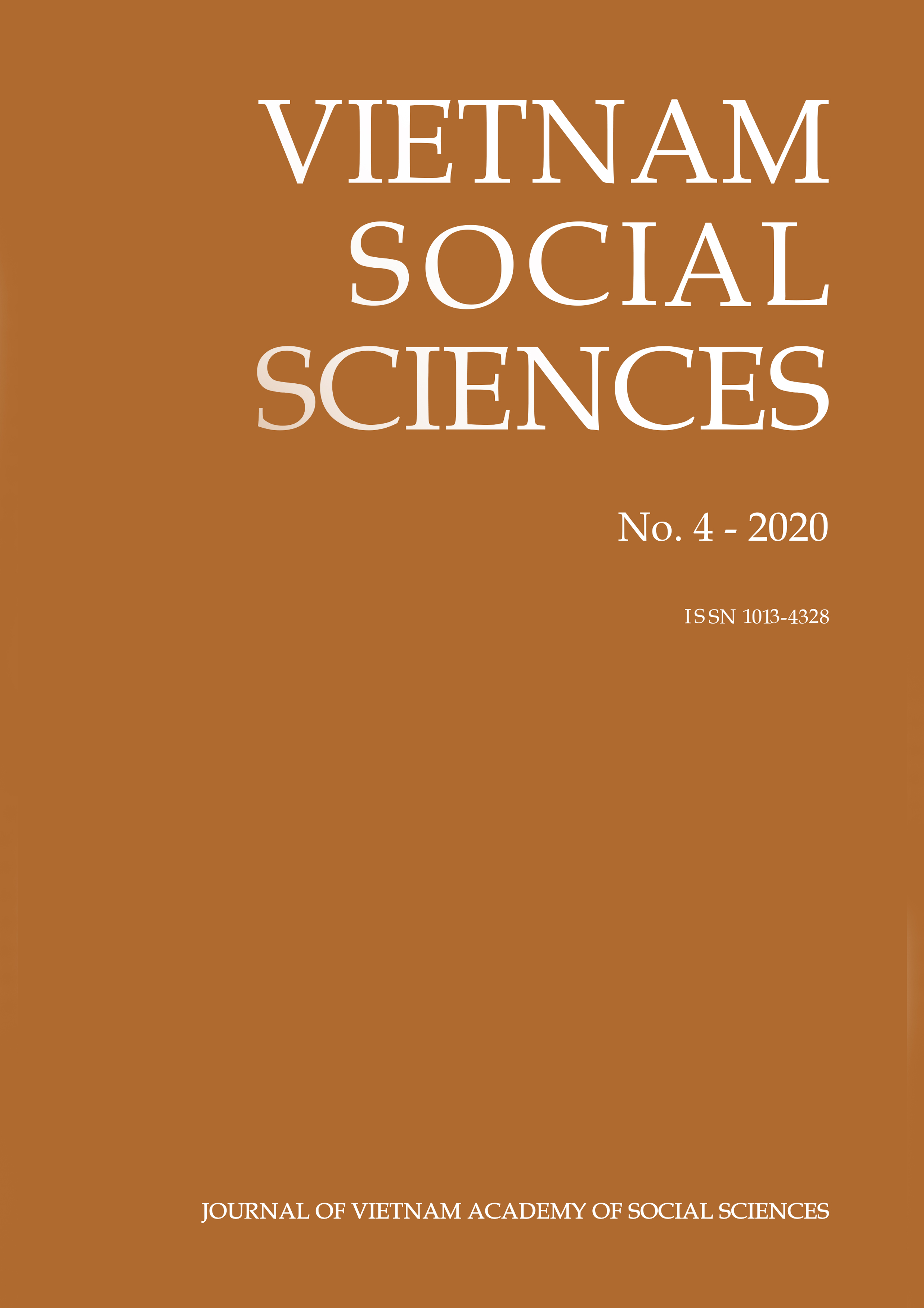 Vietnam Social Sciences. No. 4 - 2020 